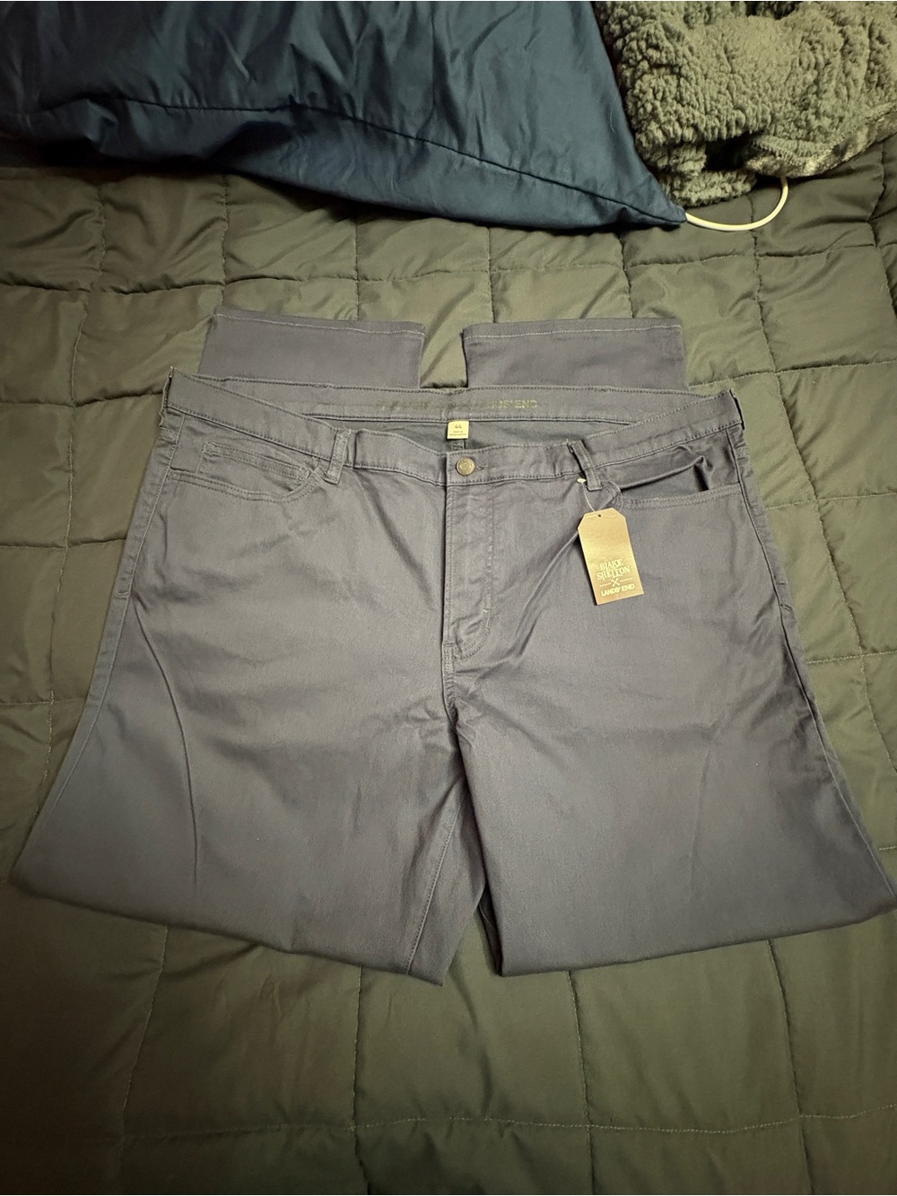 Blake Shelton Flint Blue Hybrid Traditional 5 Pocket Pant - 44 x 29 - NIP
